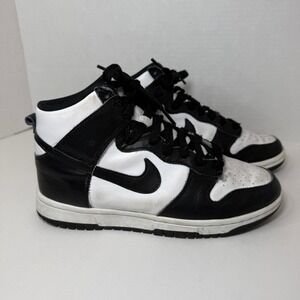 Nike Dunk High Panda Sneaker Shoes Black White Women's Size 7